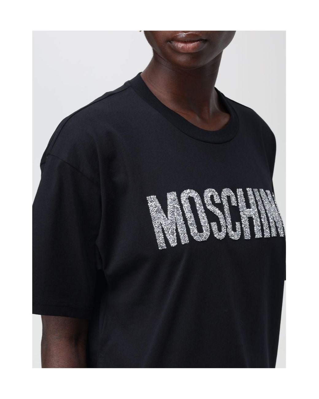 Moschino Black Long Sleeve Crewneck Sweatshirt