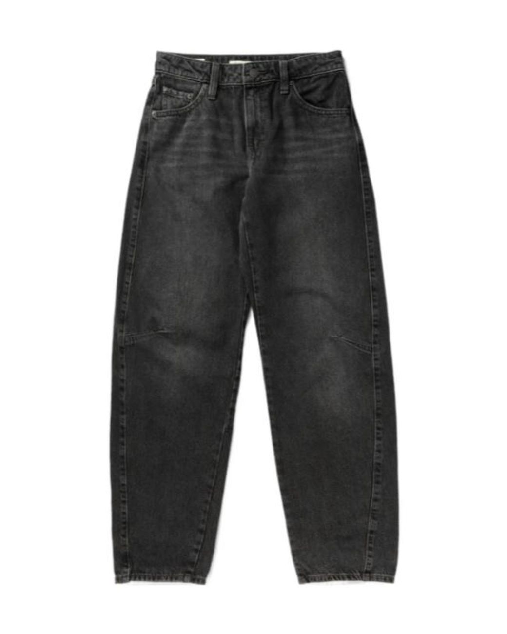 Levi's Gray Baggy Dad Barrel Jeans