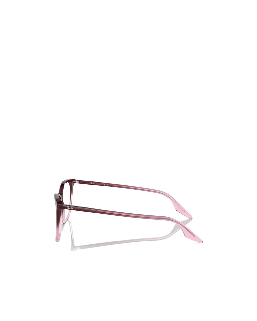 Ray-Ban Metallic Square Frame Glasses