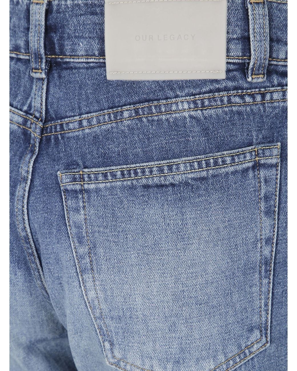 Our Legacy Blue Wata Cut Bootcut Jeans