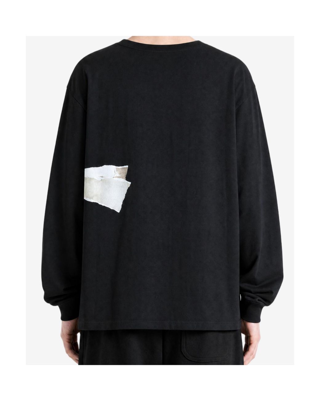 Givenchy Blue Graphic Printed Long-Sleeved T-Shirt for men
