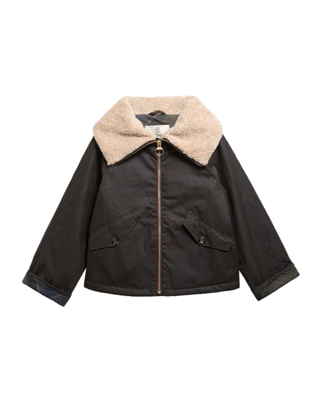 Barbour Black Mary Waxed Jacket