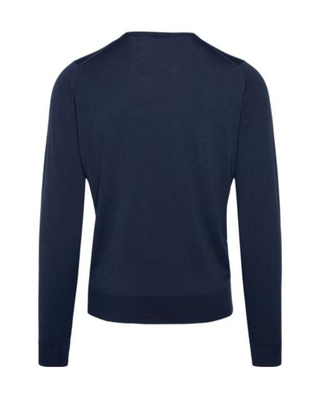 John Smedley Blue Hatfield Knitted Sweater for men
