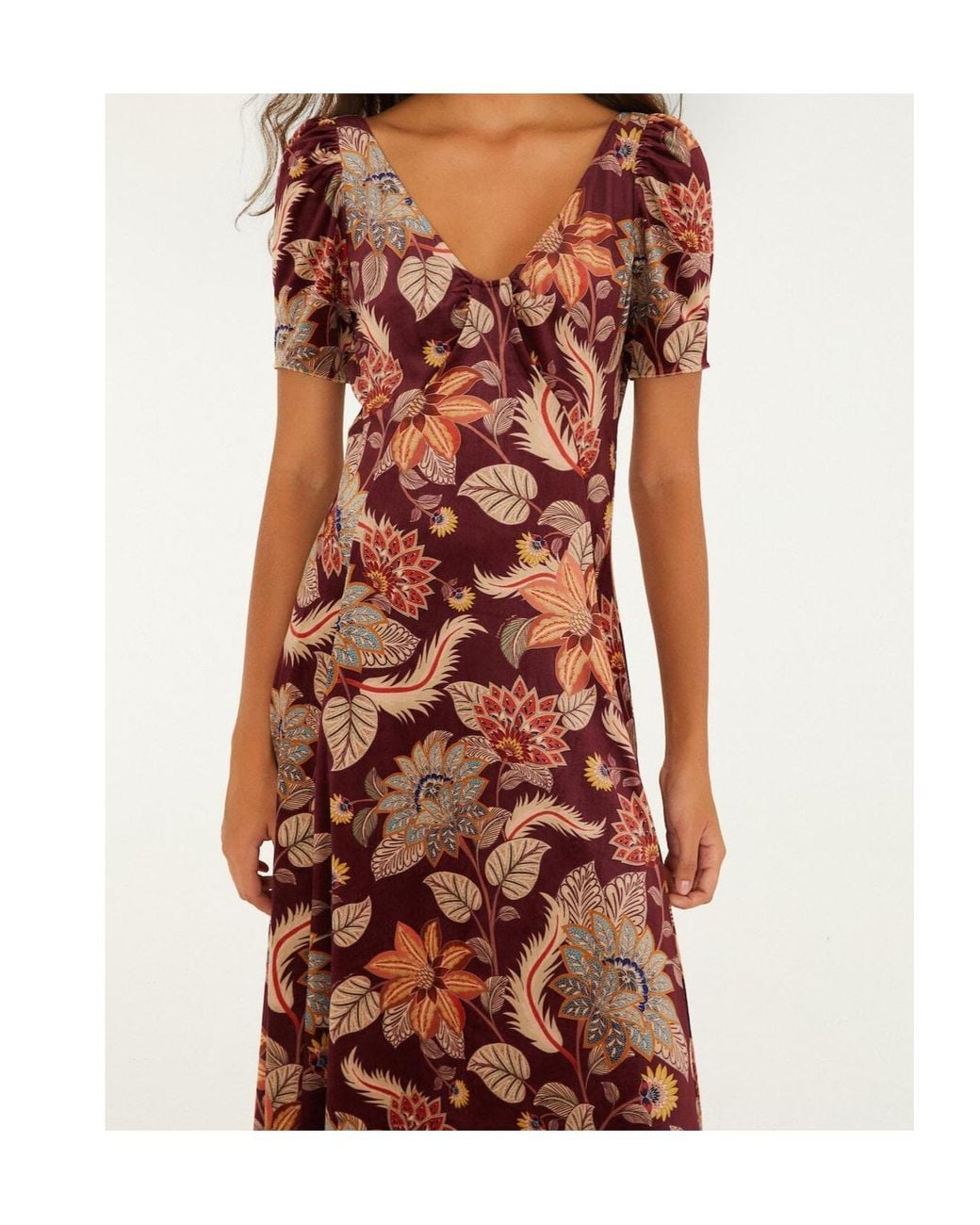 Farm Rio Red Floral Dress