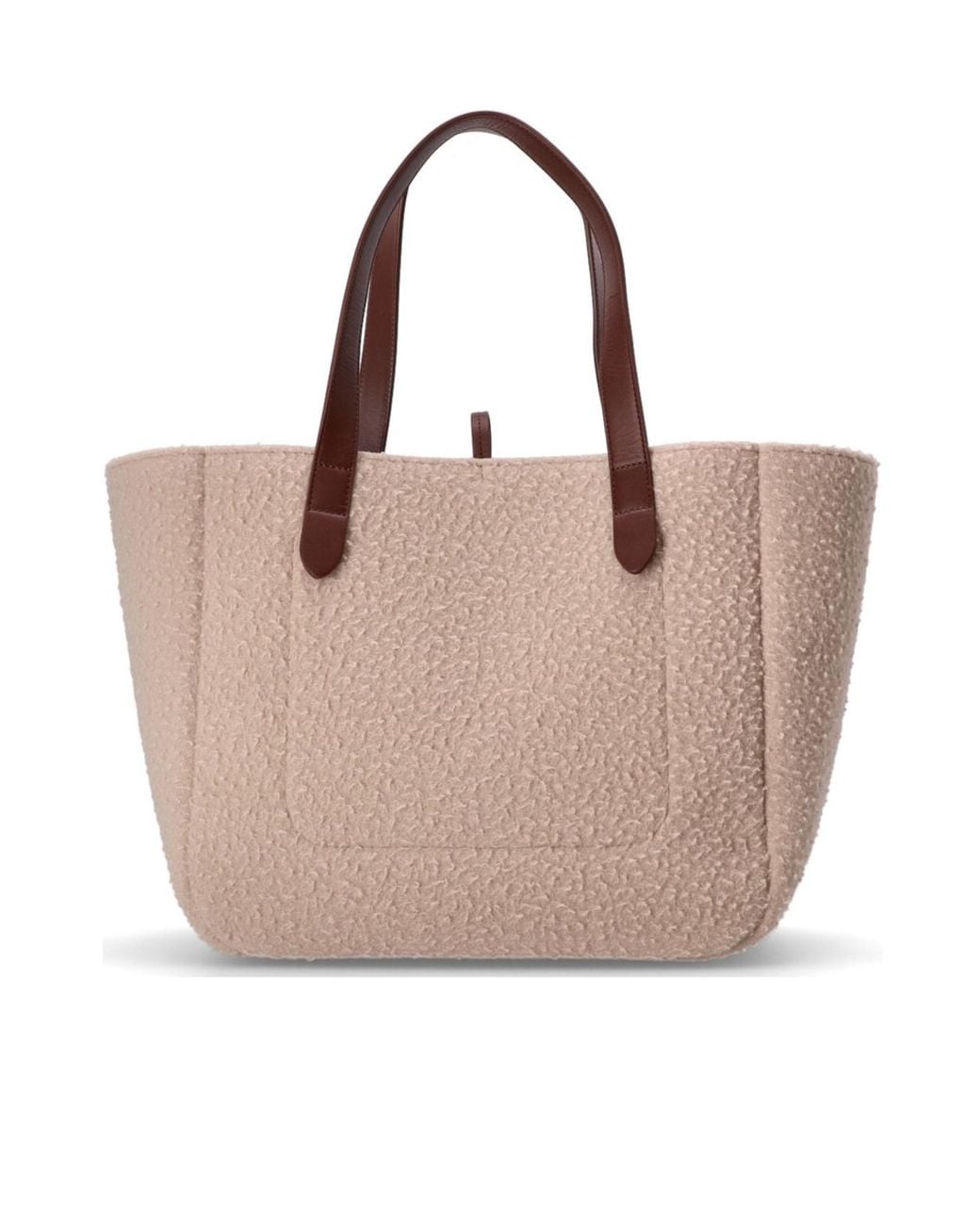 J.W. Anderson Pink Jw Anderson Logo Embroidered Shopper Bag