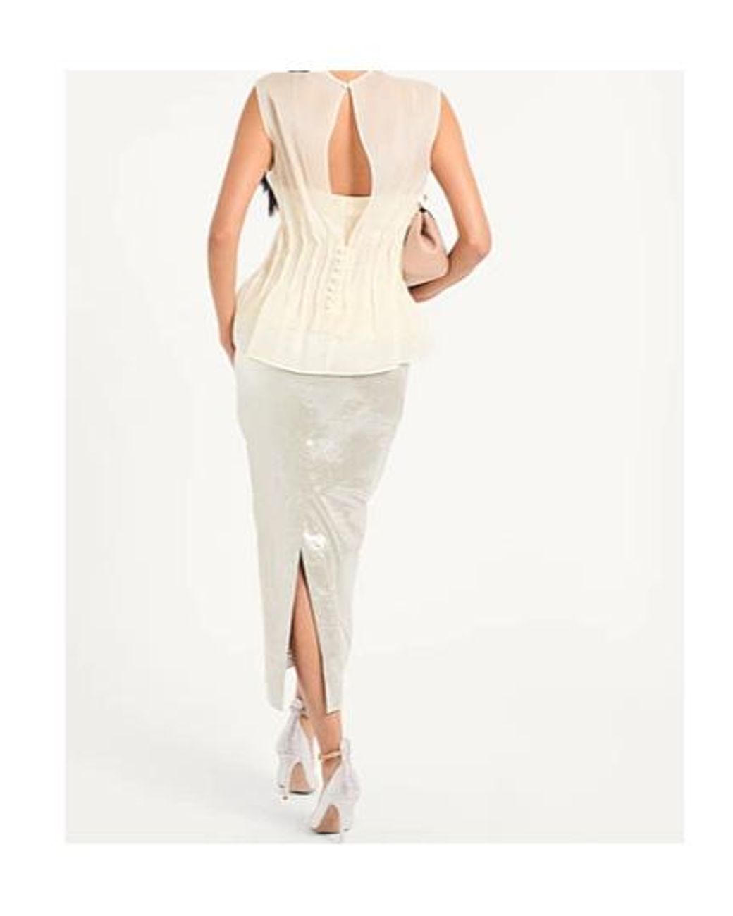 Brunello Cucinelli Gray Midi Skirts
