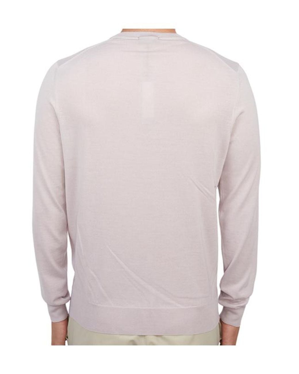 Drumohr Gray Long-Sleeved Sweater for men
