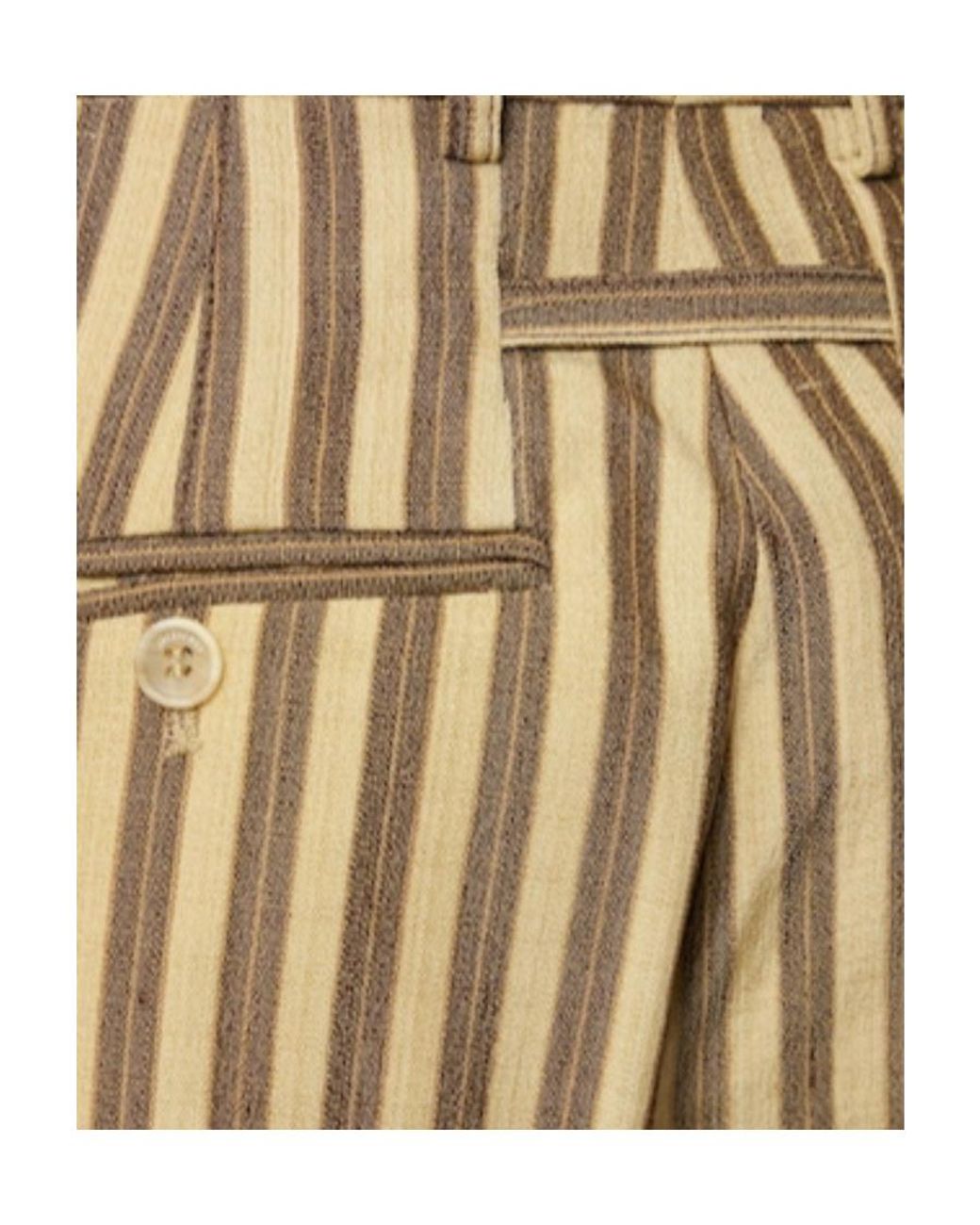 Jacquemus Natural Logo Stripe Casual Trousers