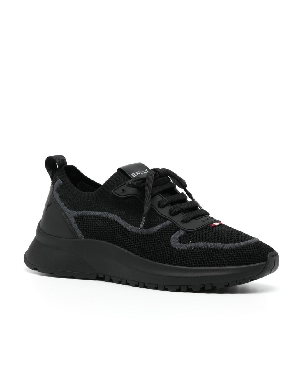 Bally Black Davyn Mesh Sneakers for men