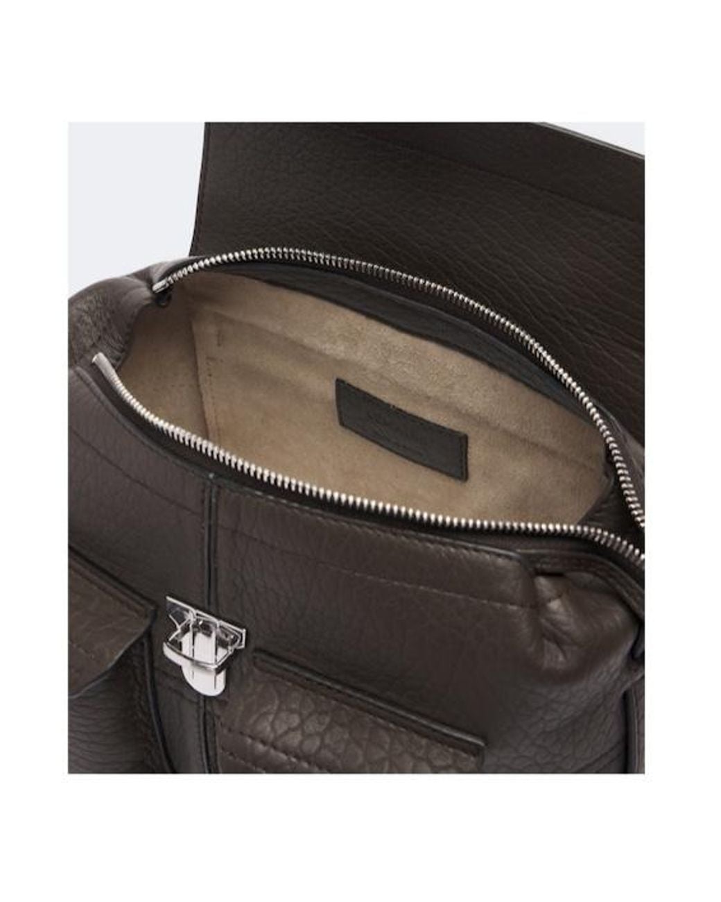 Lemaire Black Mini Leather Shoulder Bag