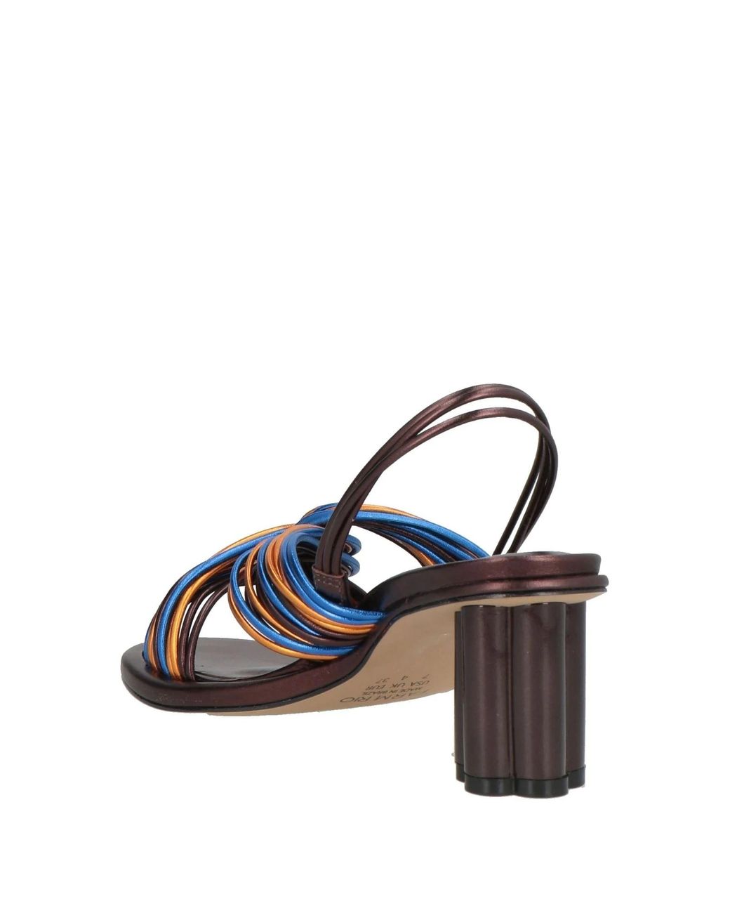 Farm Rio Two-Tone Metallic Sandals