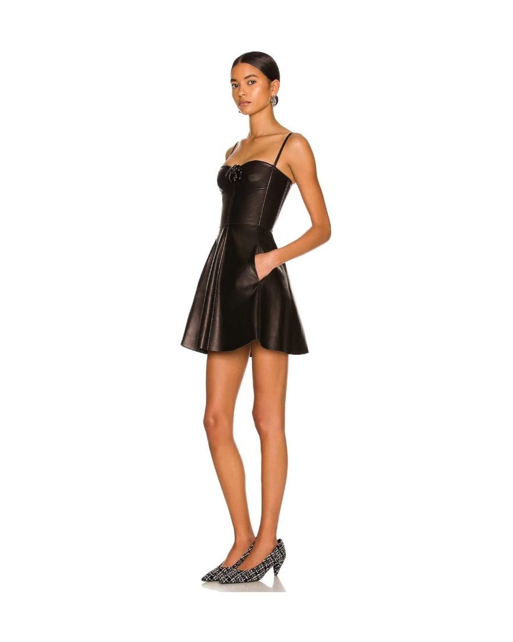 Valentino Black Logo Mini Dress