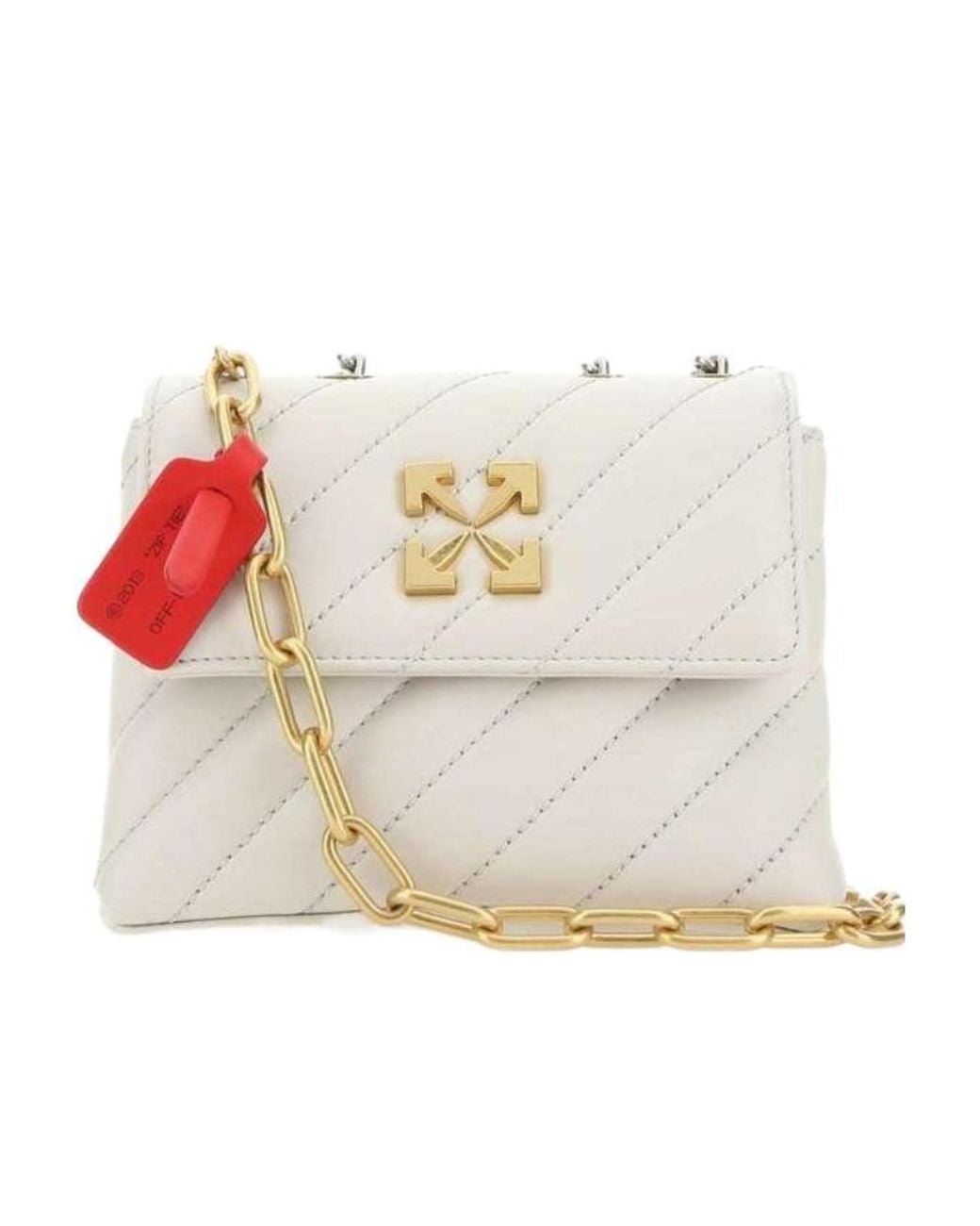 Off-White c/o Virgil Abloh White Jackhammer 19 Shoulder Bag