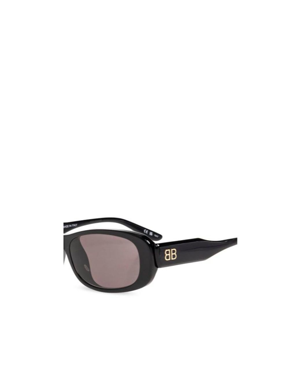Balenciaga White Rectangular Logo-Detail Sunglasses for men
