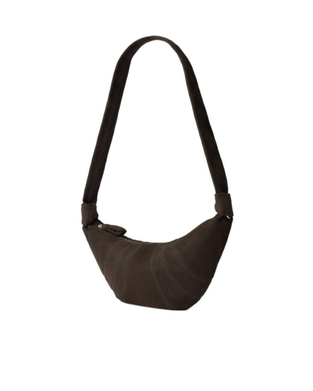 Lemaire Black Medium Croissant Bag for men
