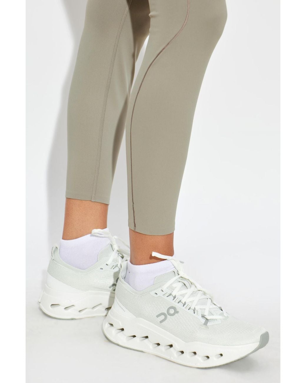 On Shoes White Cloudsurfer Max Running Shoes