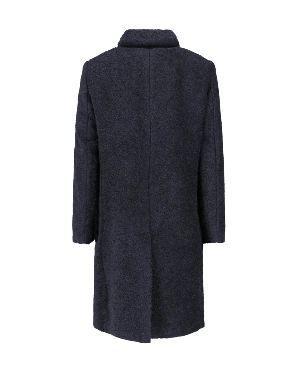 Burberry Blue Double Breasted Long Sleeved Coat for men