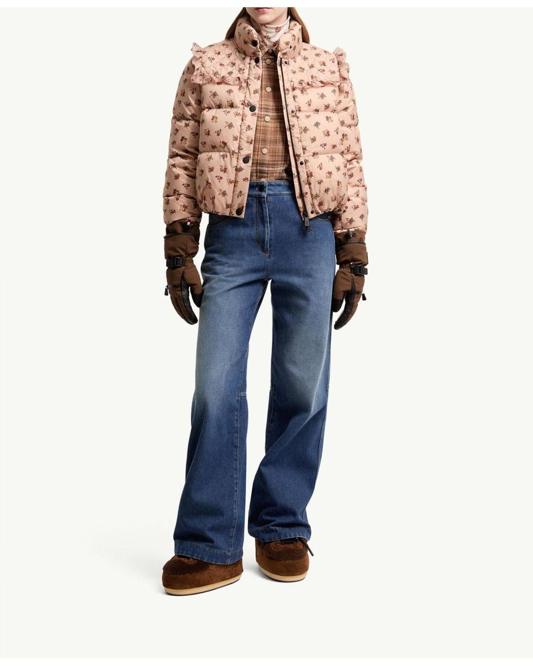 Moncler Blue Technical Denim Pants