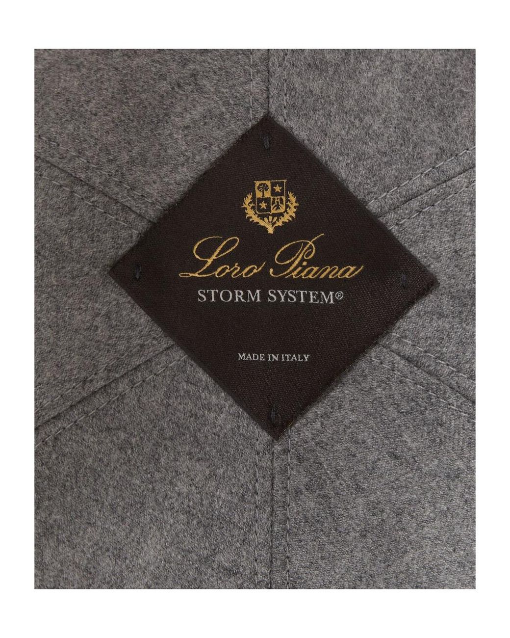 Loro Piana Brown Baseball Cap for men