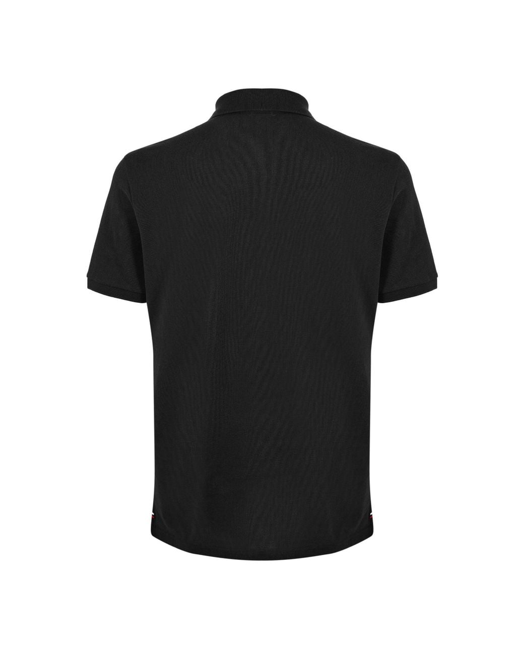 Moncler Black Short Sleeve Polo Shirt for men