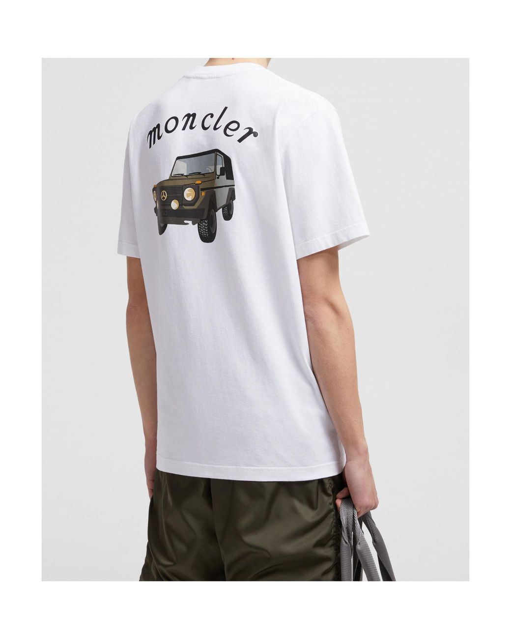 Moncler White X Mercedes-Benz By Nigo Cotton T-Shirt for men
