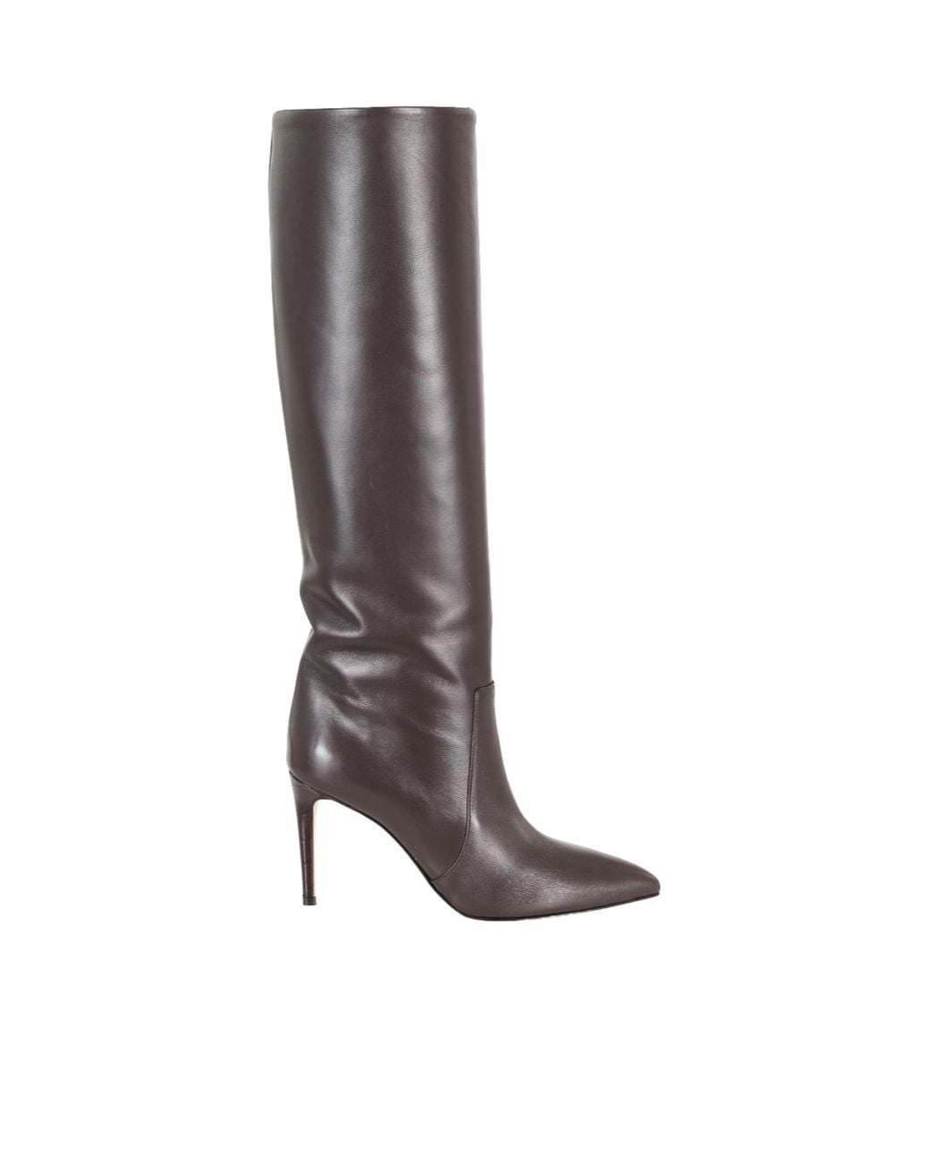 Paris Texas Brown Stiletto Heeled Boots