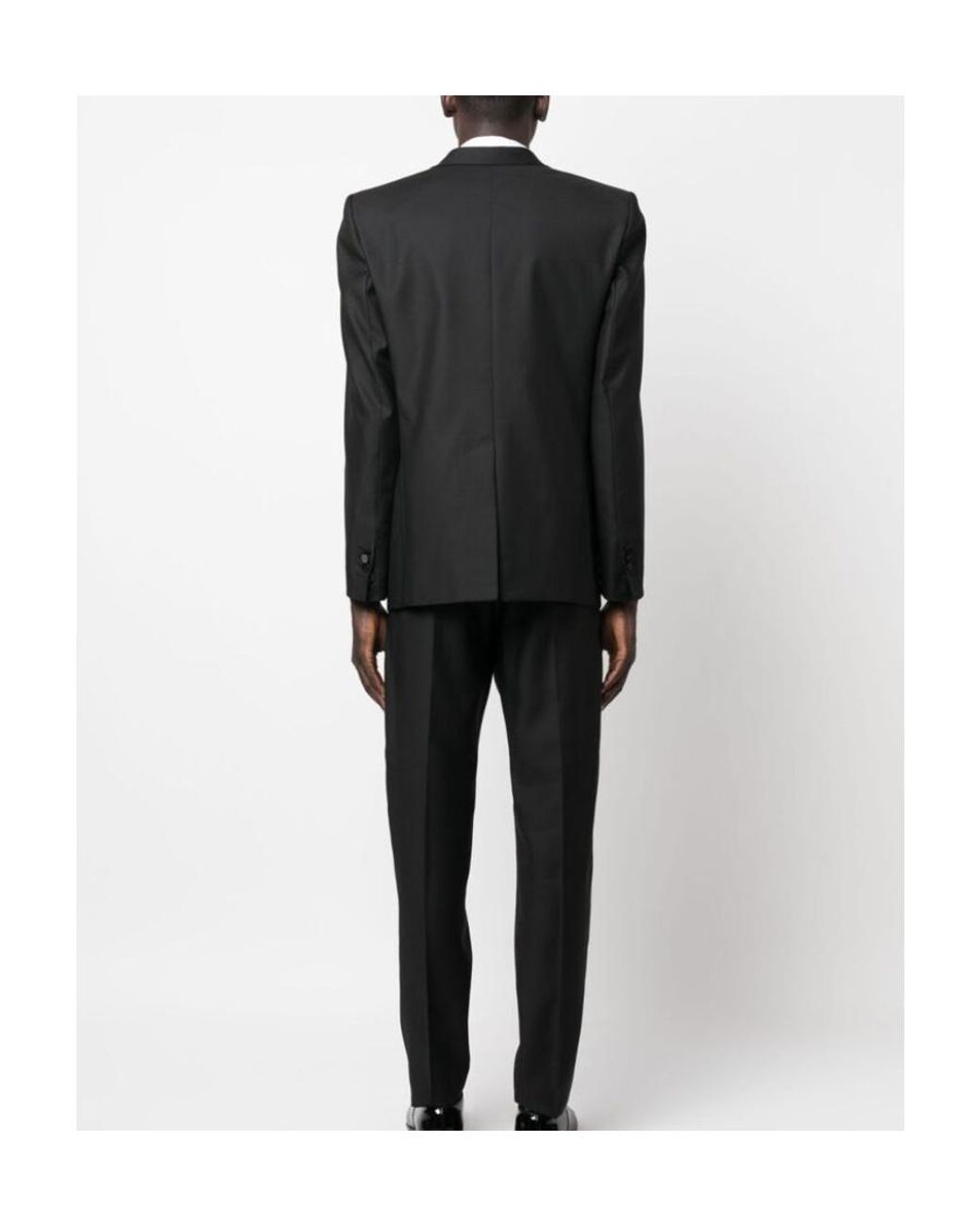 DSquared² Black Single-Breasted Two-Piece Suit for men