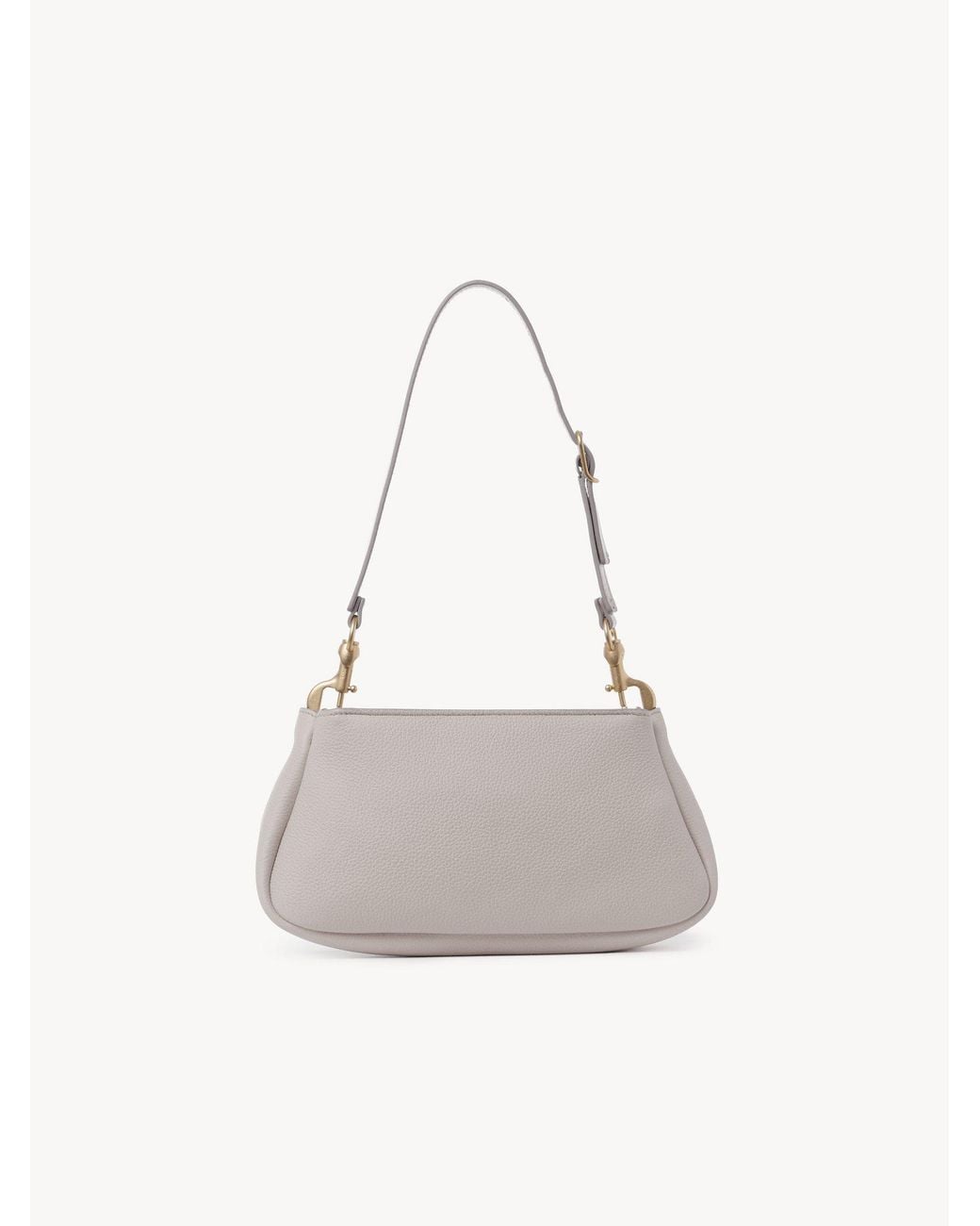 Chloé White Chloé Marcie Shoulder Bag
