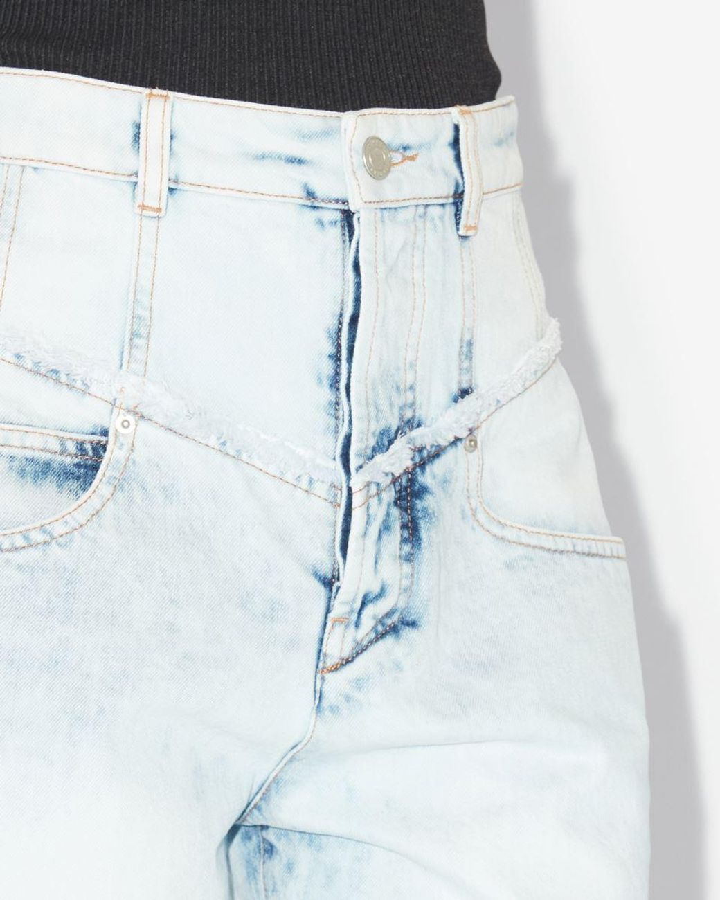 Isabel Marant Blue Oreta Shorts