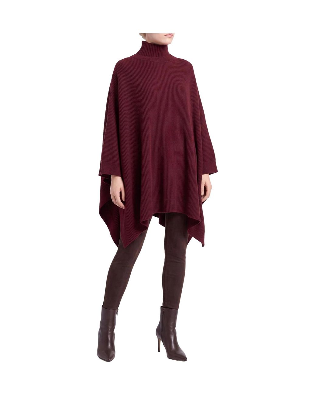 Max Mara Purple Solid-Color Cashmere Shawl