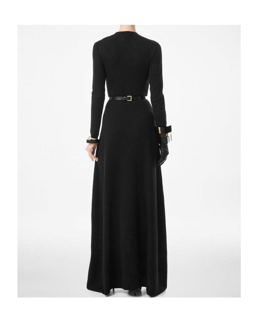 Tom Ford Black Crewneck Knitted Dress