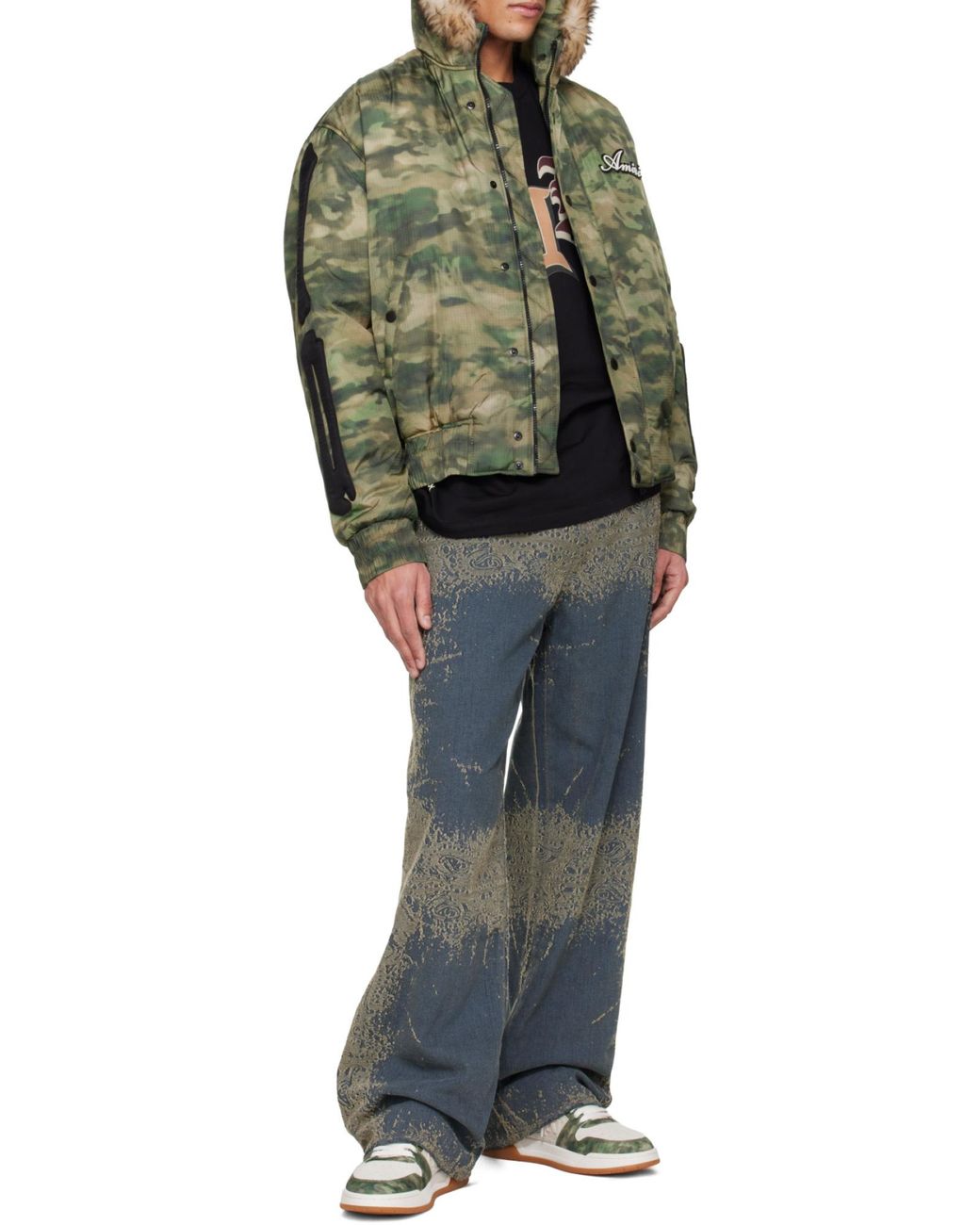 Amiri Gray Jeans Cotton for men