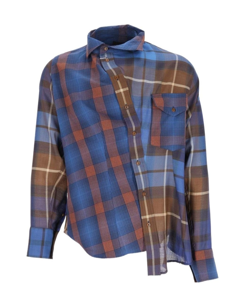 Vivienne Westwood Blue Chaos Shirt for men