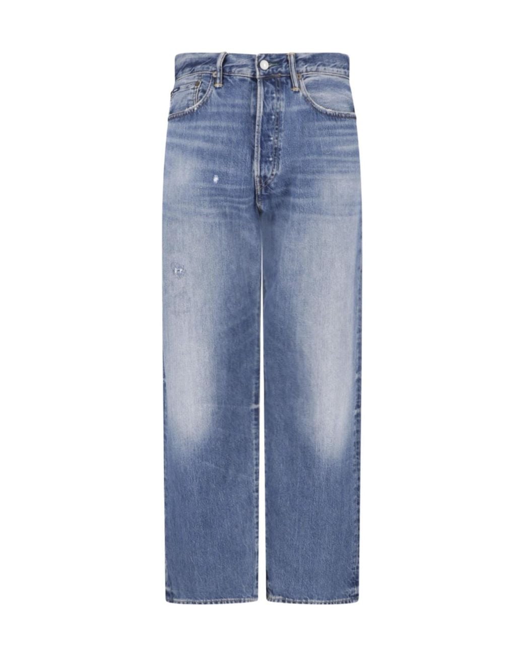 Polo Ralph Lauren Blue High-Rise Straight Jeans for men