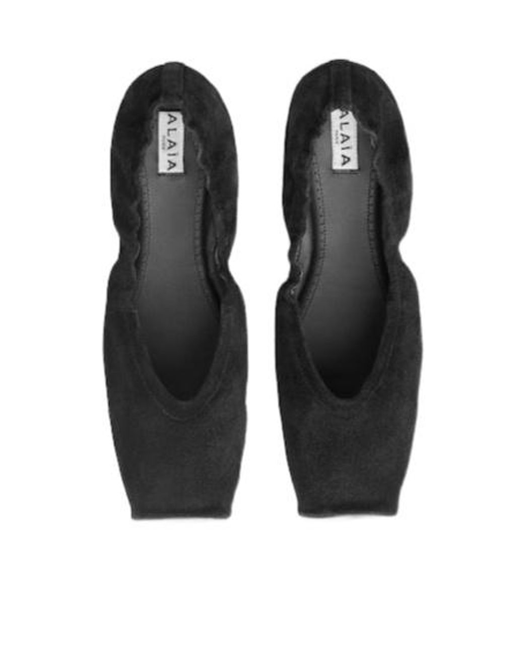 Alaïa Black Alaïa Square Ballet Flats