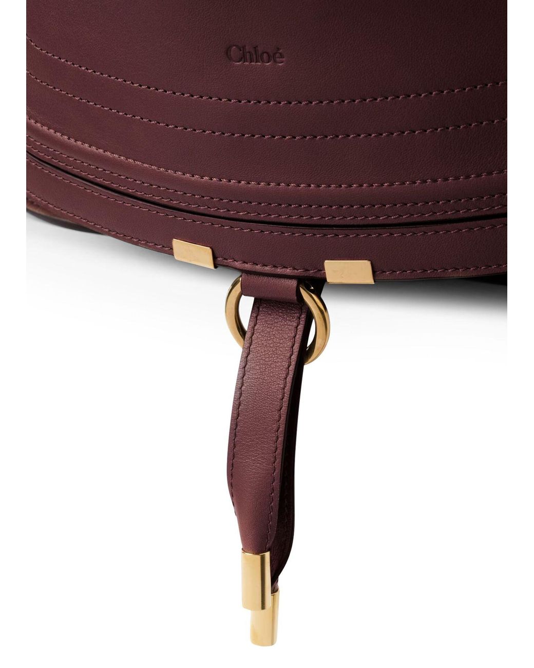 Chloé Red Leather Underarm Bag