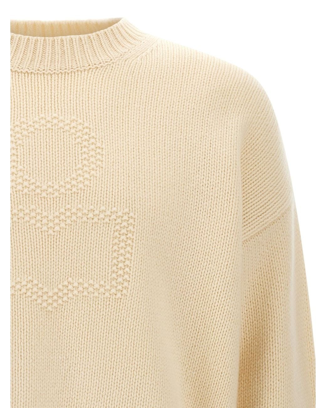 Isabel Marant Natural Isabel Marant Étoile Jade Logo Knitted Jumper