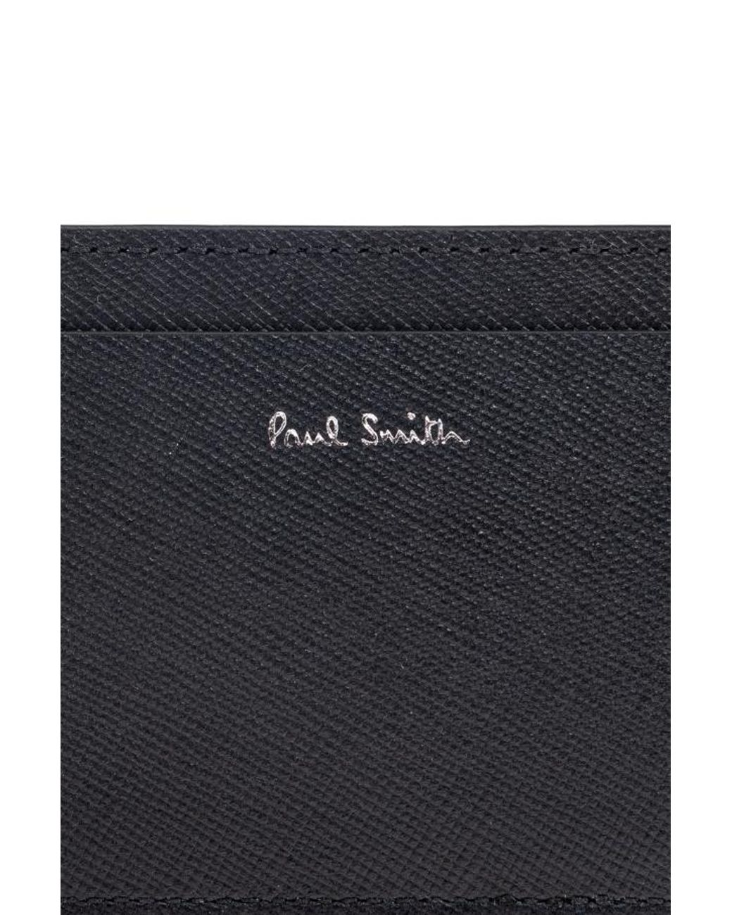 Paul Smith Blue Car Printed Cardholder for men