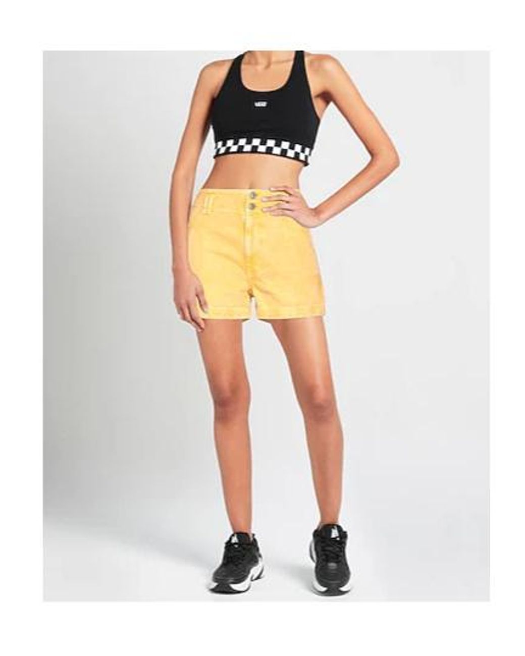 Isabel Marant Yellow Denim Shorts