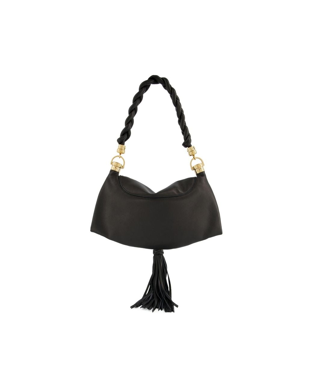 Chloé Black Chloé Marcie Foulard Tassel Shoulder Bag