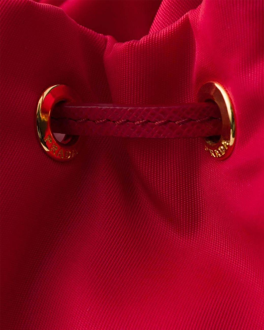 Prada Red Duet Re-Nylon Bucket Bag