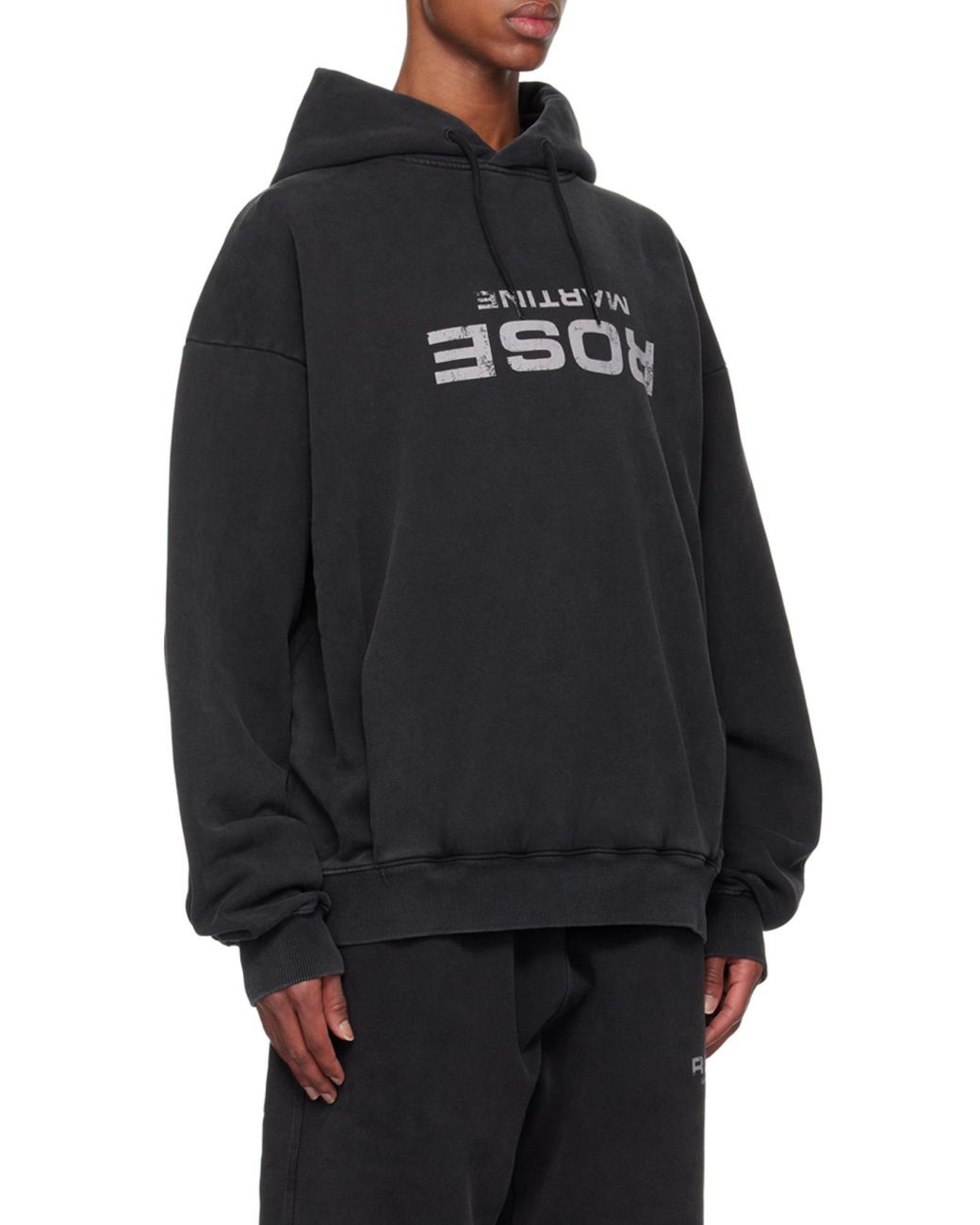 Martine Rose Blue Classic Drawstring Hoodie for men
