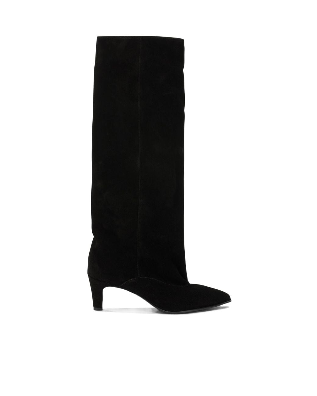 Strategia Black High-Heeled Boots