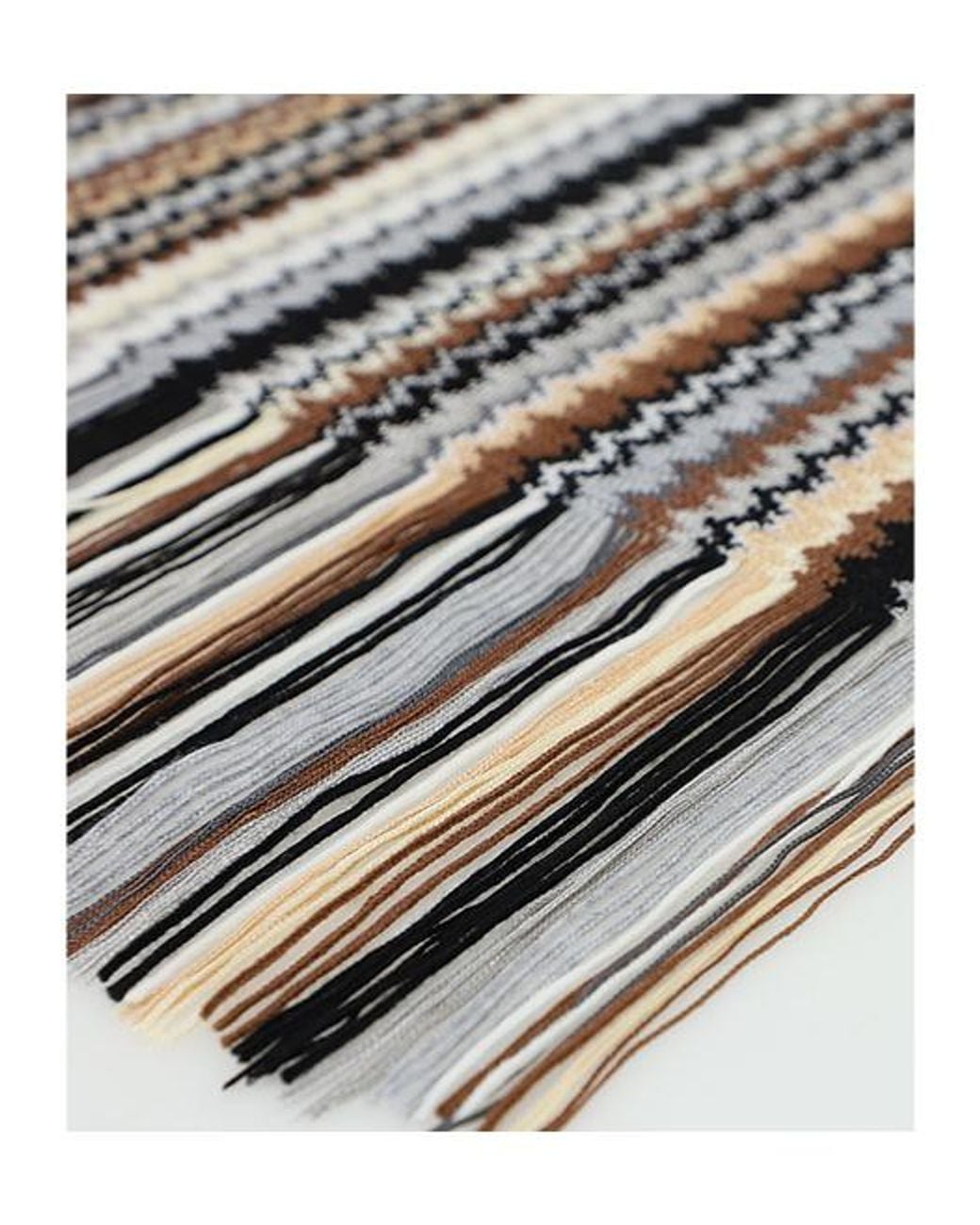 Missoni Multicolor Tasseled Scarf
