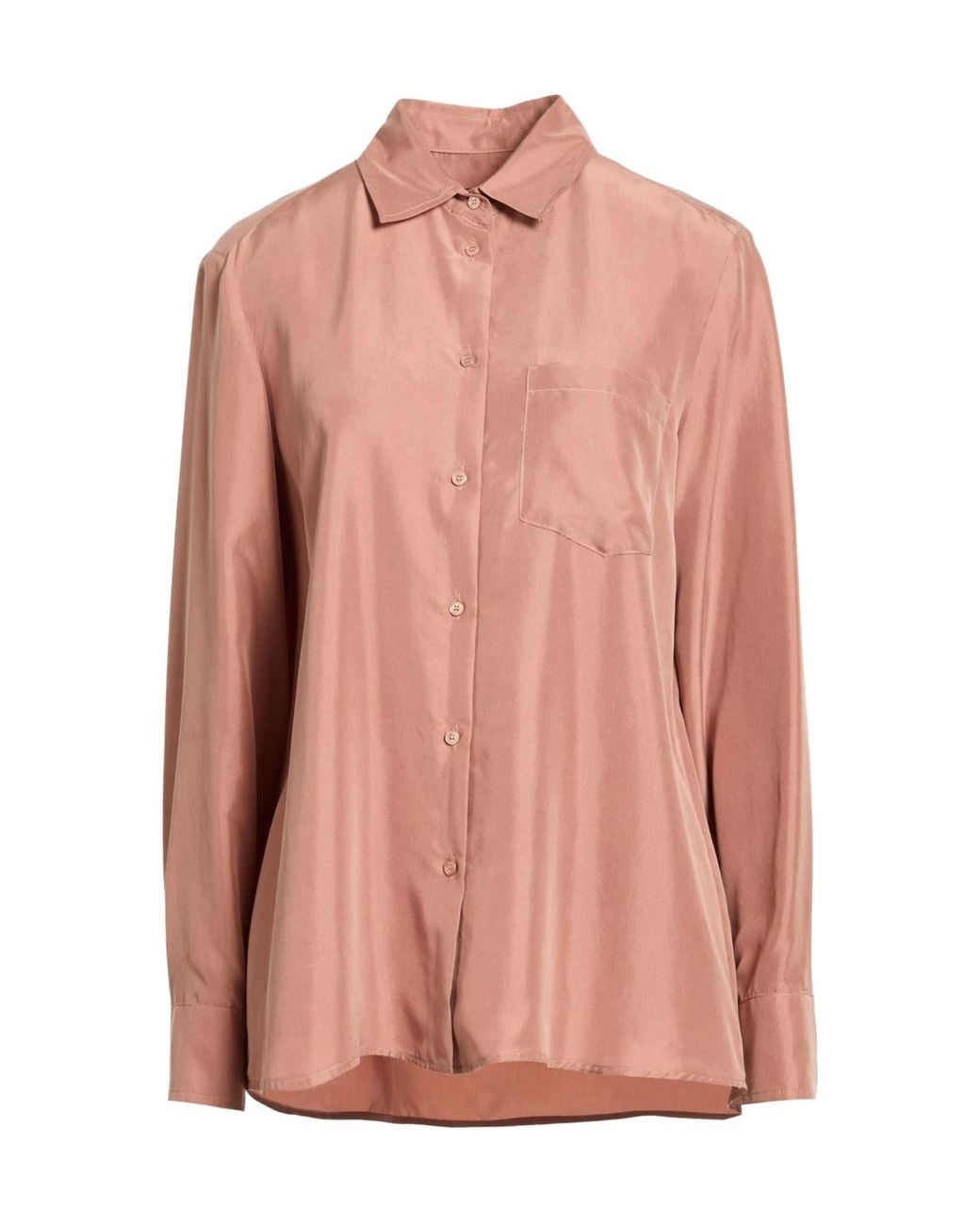 Weekend by Maxmara Pink Solid Color Shirt