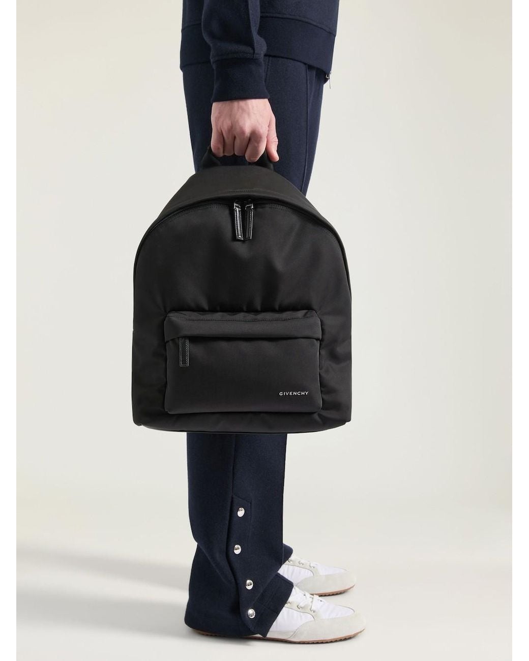 Givenchy Black Essential U Zipped Backpack for men