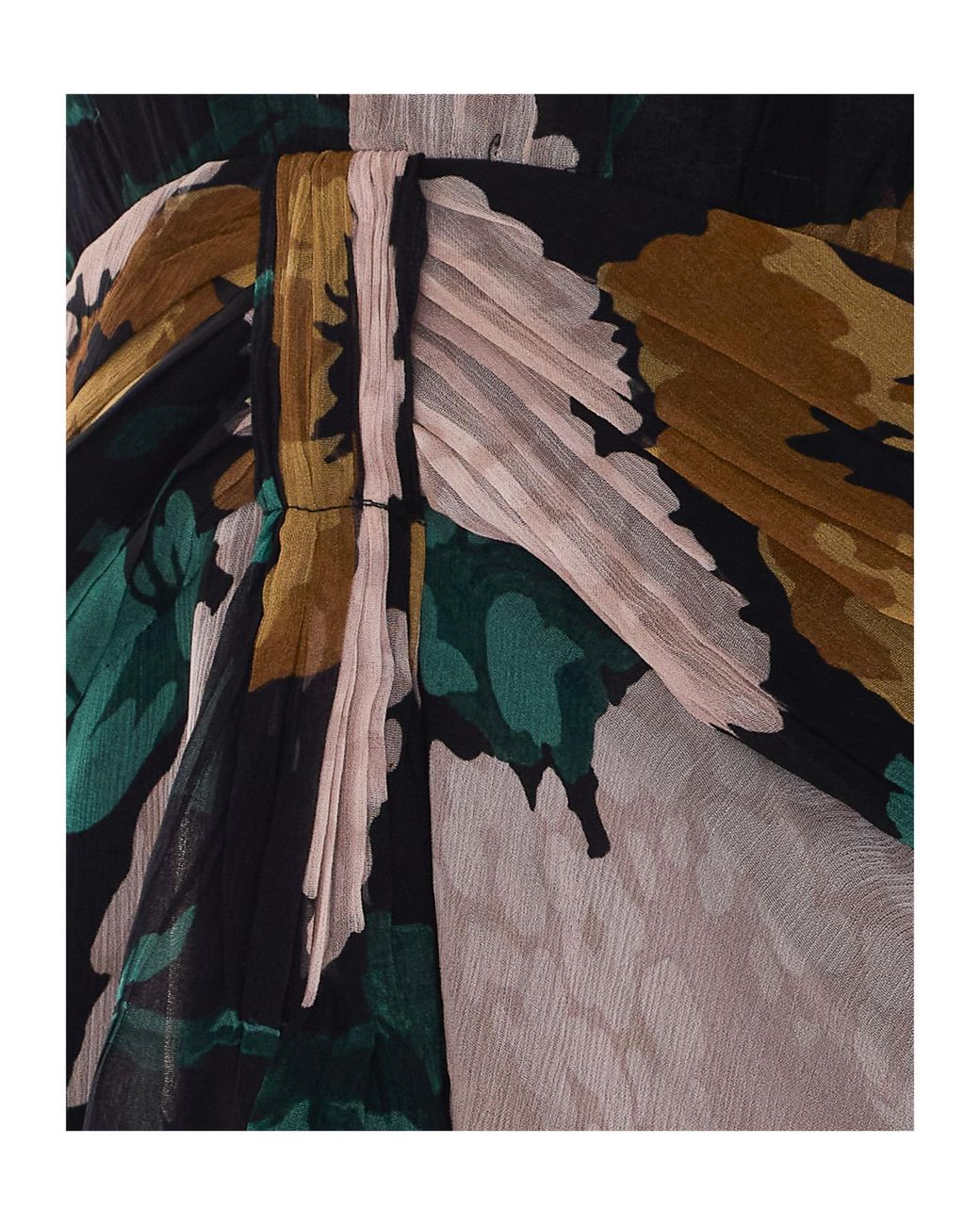 Rixo Black Meera Floral Maxi Dress