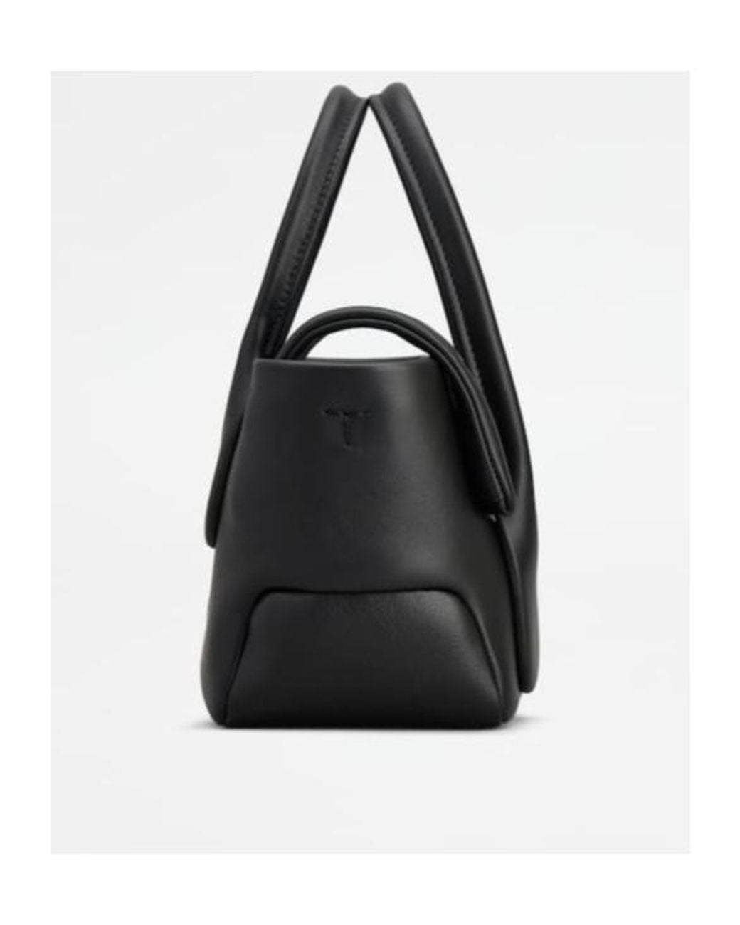 Tod's Black Mini Di Foldover Tote Bag