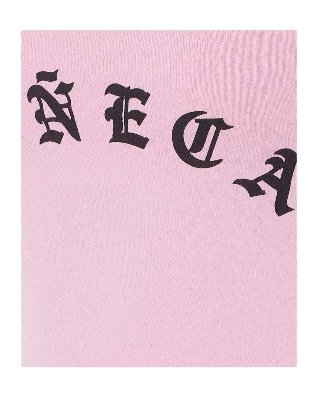 Willy Chavarria Pink Cholita Printed Cropped Tank Top
