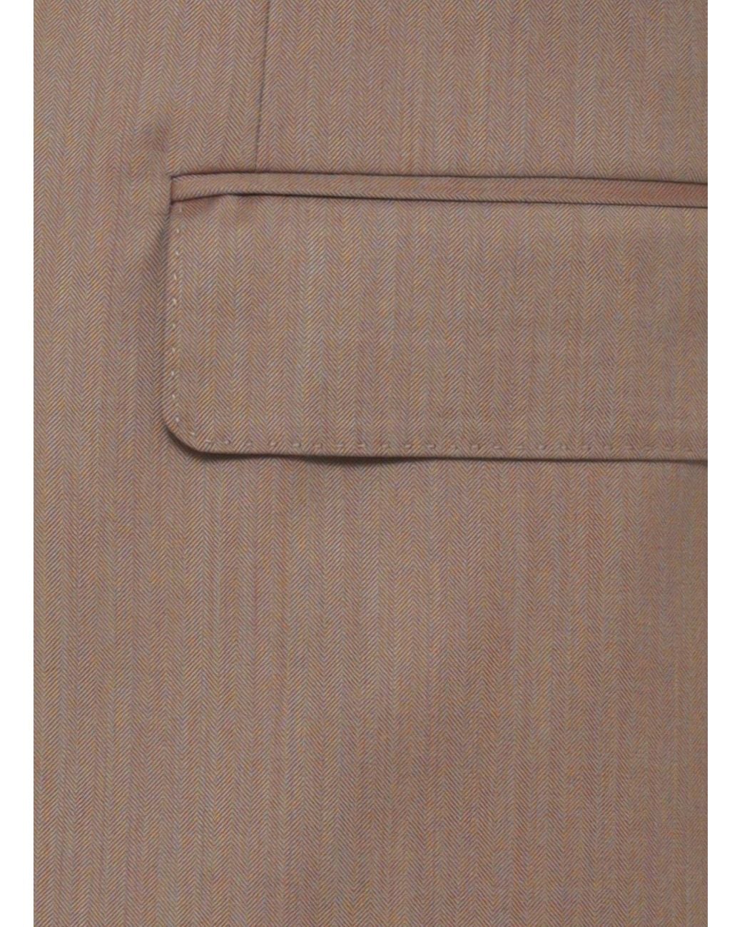 Lardini Brown Single-Breasted Tailored Suit for men